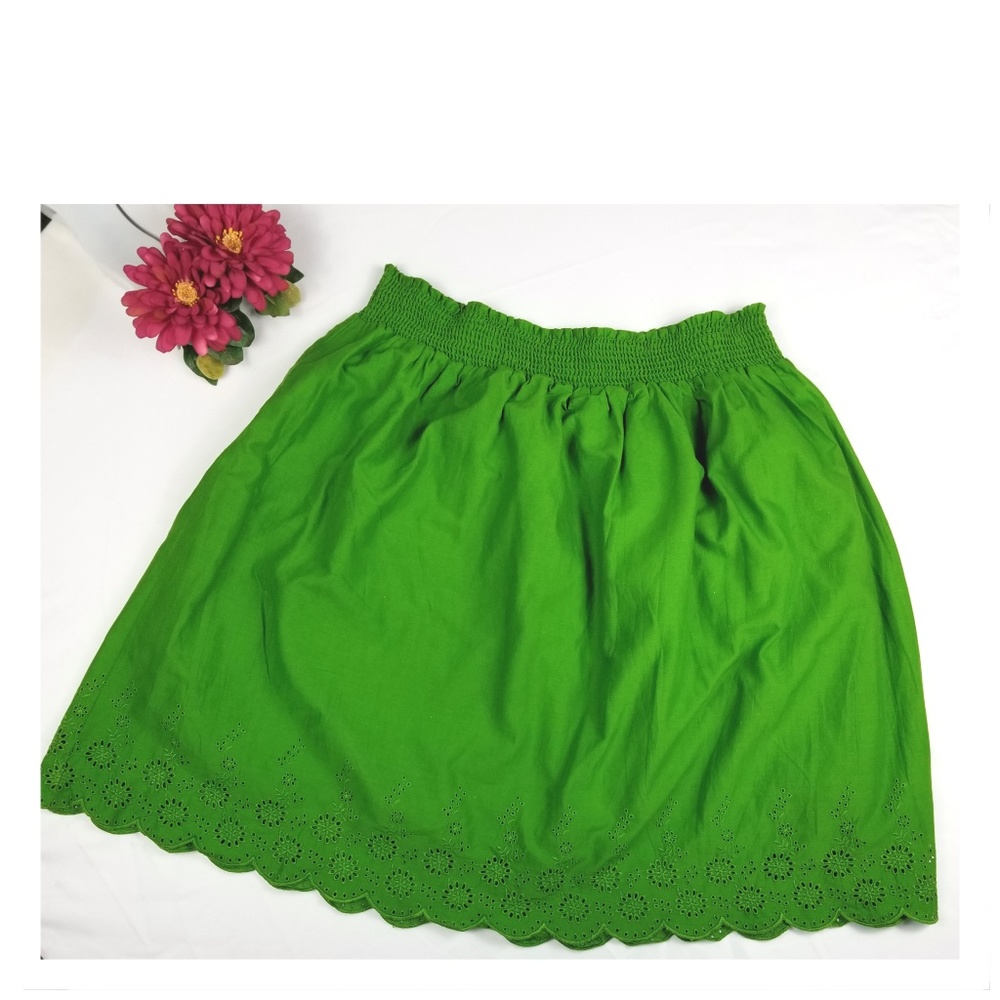 Old Navy | Eyelet Hem Cotton Skirt